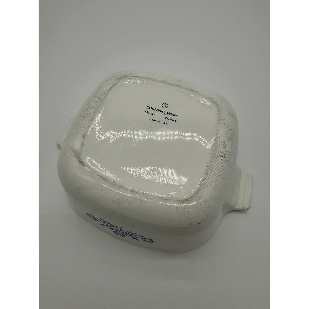 Corning Ware Blue Cornflower 1 1/2 Qt Casserole Dish P-1 1/2-B ~ No Lid